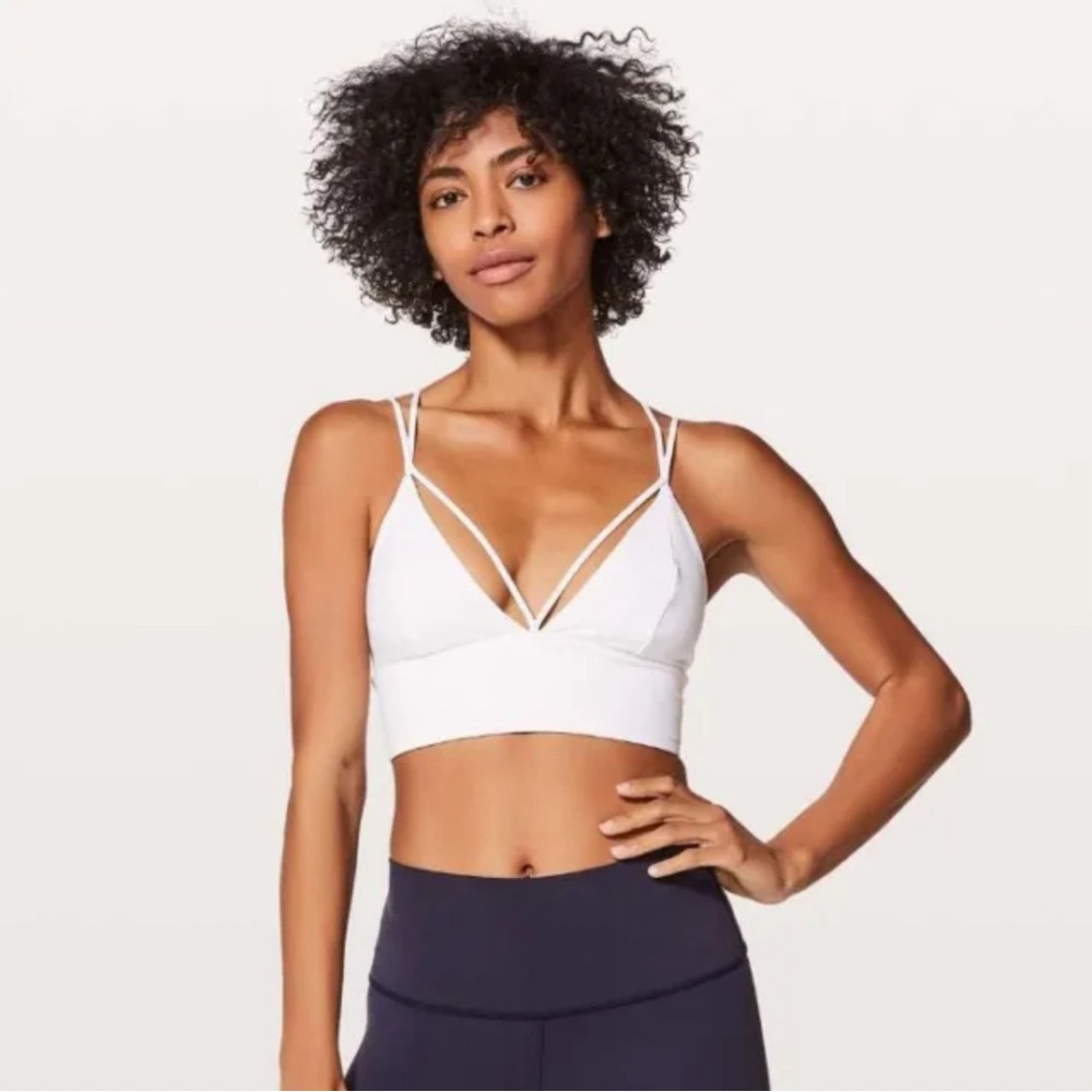 Lululemon Pushing Limits Bra White Size 10